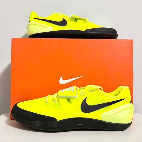 Nike Zoom Rotational 6 “Volt” Men’s Size 12 Throwing Shoes - Picture 1 of 9